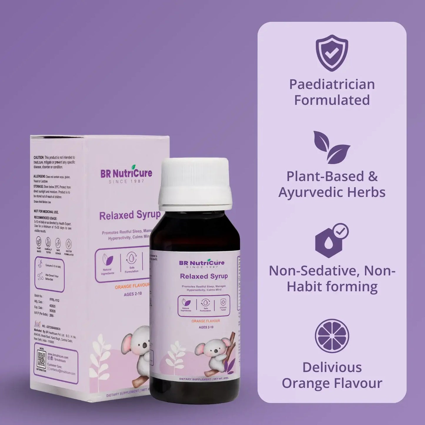 Relaxed Syrup For Kids