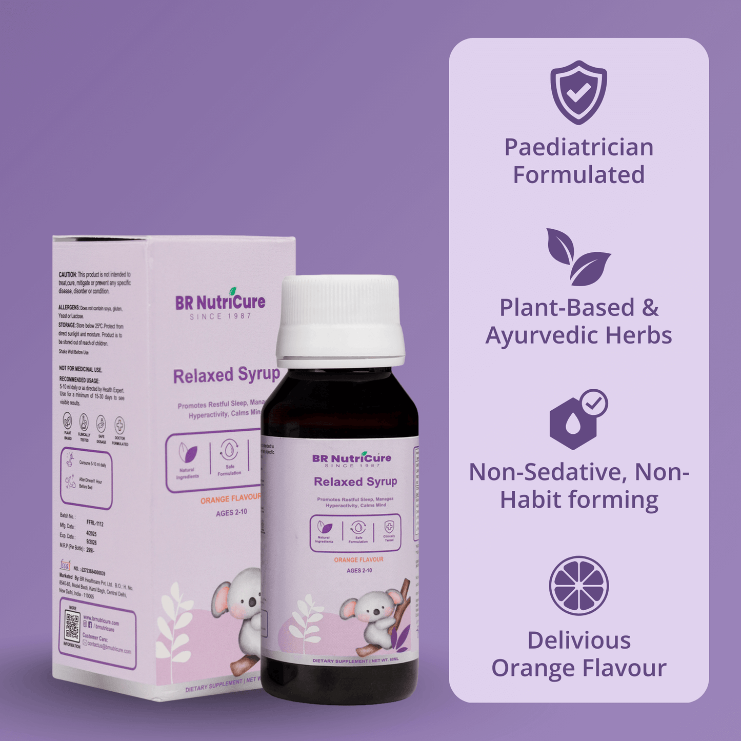 Relaxed Syrup For Kids